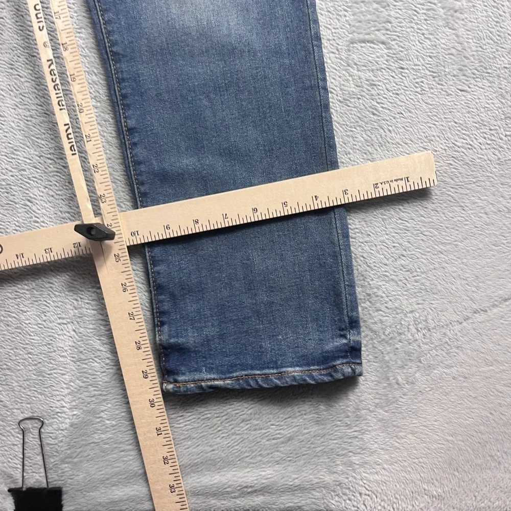 Banana Republic Travel Jean Mens 32x30 Slim Fit Medium Wash Blue Denim Pants